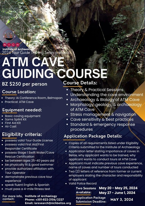ATM Cave Guiding Course | Cayo Scoop!  The Ecology of Cayo Culture | Scoop.it