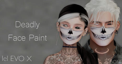 Deadly Face Paint April 2024 Group Gift by Mea’s | Teleport Hub - Second Life Freebies | Second Life Freebies | Scoop.it