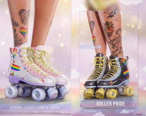 Skate Roller Pride June 2026 Group Gift by Analogic | Teleport Hub - Second Life Freebies | Second Life Freebies | Scoop.it