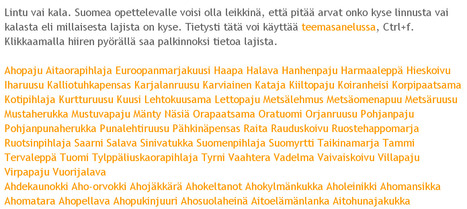 Lintu vai kala? | 1Uutiset - Lukemisen tähden | Scoop.it