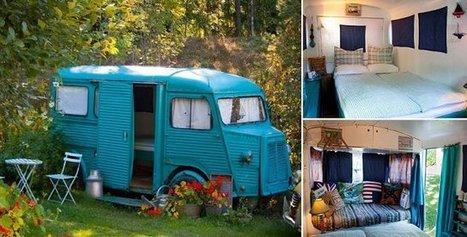 1968 Citroen Hy Van Transformed Into Guest Bedroom Cabin | 1001 Recycling Ideas ! | Scoop.it