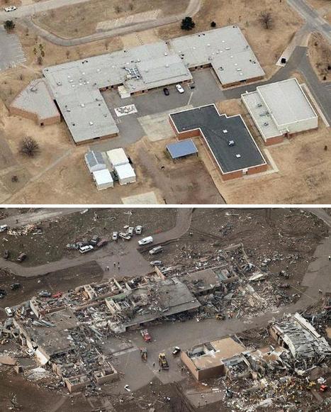 Before and after: Tornado cuts devastating path through Oklahoma | GTAV AC:G Y7 - Water in the world | Scoop.it