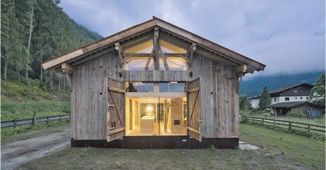 [Inspiration] Une ancienne grange autrichienne transformée en splendide loft | Build Green, pour un habitat écologique | Scoop.it