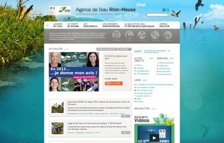 Un nouveau site internet pour l'Agence de l'Eau Rhin-Meuse | Gestion de l'eau | Scoop.it
