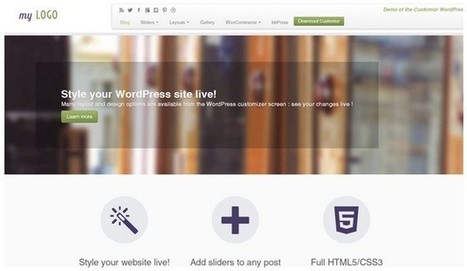 WordPress Template of The Week: Customizr Free Template | Blogfreakz - Web Design and Web Development resources | Wordpress templates | Scoop.it