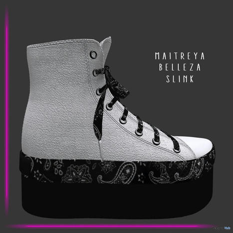 Platform Sneakers White Teleport Hub Group Gift by Cremosas Store | Teleport Hub - Second Life Freebies | Second Life Freebies | Scoop.it