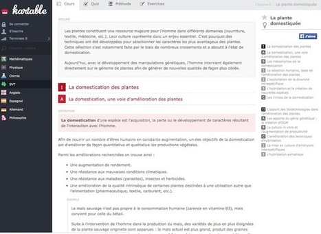 Kartable : Un site pour vous aider du Collège au Lycée | Libertés Numériques | Scoop.it