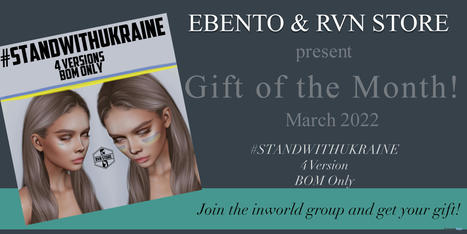 Stand With Ukraine BOM Face Tattoo March 2022 Group Gift by RVN Store x eBento Event | Teleport Hub - Second Life Freebies | Second Life Freebies | Scoop.it