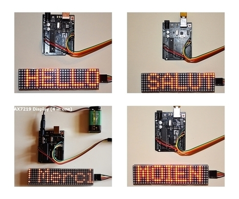 First Steps with the Arduino-UNO R3 | Maker, MakerED, Coding | Scrolling Text with 8×8 LED MATRIX  | #MakerSpaces #LEARNingByDoing | 21st Century Learning and Teaching | Scoop.it