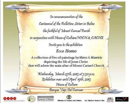 Ecce Homo Exhibit at Benque HoC | Cayo Scoop!  The Ecology of Cayo Culture | Scoop.it