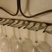 Repurpose an Old Garden Rake as a Wine Glass Holder | Vintage Living Today For A Future Tomorrow | Scoop.it