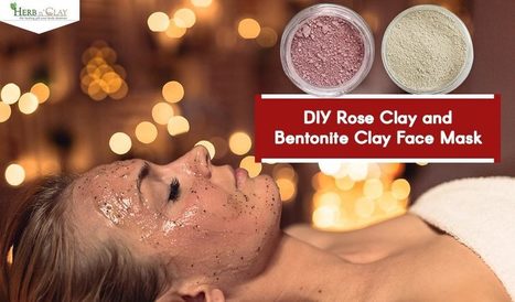Rose clay face mask diy