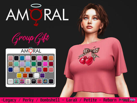 T-Shirt Fatpack October 2025 Group Gift by Amoral | Teleport Hub - Second Life Freebies | Second Life Freebies | Scoop.it
