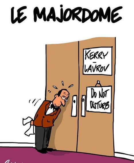Dessin de presse de Herv&eacute; Baudry : Fran&ccedil;ois Hollande: "Le Majordome" | Dessins de Presse | Scoop.it