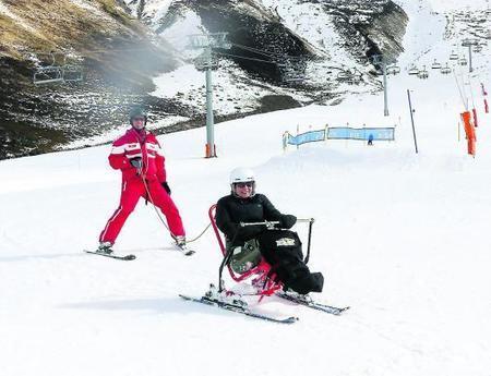 Peyragudes : le handiski a fait sa trace dans la station du Louron | Vallées d'Aure & Louron - Pyrénées | Scoop.it