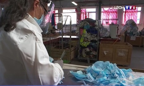 Recyclage des masques usagés : une PME a trouvé la solution - Le journal de 20h | TF1 | Créativité et territoires | Scoop.it