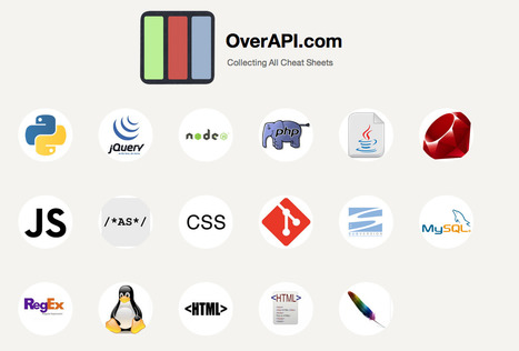 OverAPI.com | Collecting all the cheat sheets | API's on the web | Scoop.it