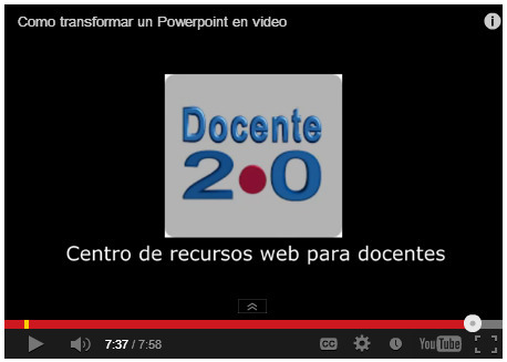 Cómo transformar tus PowerPoints en videos ~ Docente 2punto0 | Las TIC y la Educación | Scoop.it