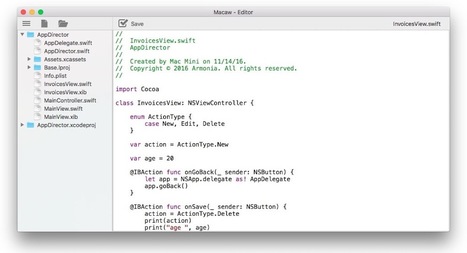 CodeEditor - Code editor with syntax highlighting for Swift | iOS & macOS development | Scoop.it