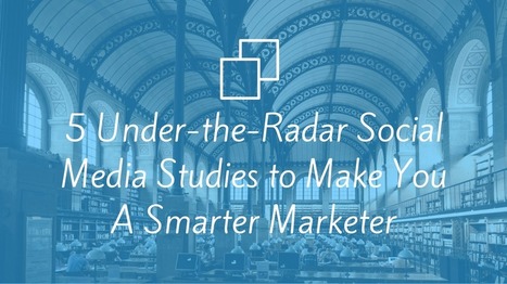 5 Under-the-Radar Social Media Studies to Make You A Smarter Marketer | Buffer | Public Relations & Social Marketing Insight | Scoop.it