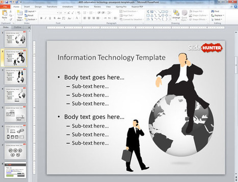 Free Information Technology PowerPoint Template | Free Business PowerPoint Templates | Scoop.it