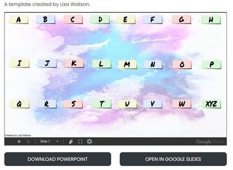 Virtual Word Wall by Lisa Watson - shared on slides mania | iGeneration - 21st Century Education (Pedagogy & Digital Innovation) | Scoop.it