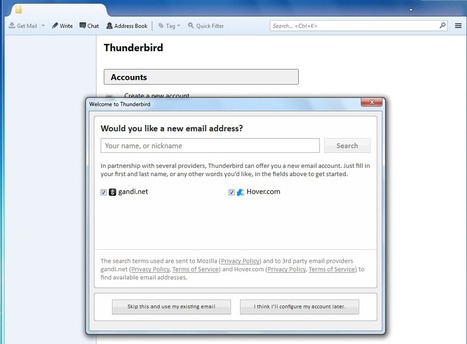 Setting up a Thunderbird account | Social media and the Internet | Scoop.it