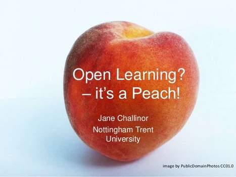 #altc Open Learning? It's a Peach | The Virtual Leader | Information and digital literacy in education via the digital path | Scoop.it