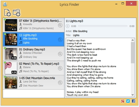 Lyrics Finder grabs and embeds song lyrics in your MP3s | Le Top des Applications Web et Logiciels Gratuits | Scoop.it