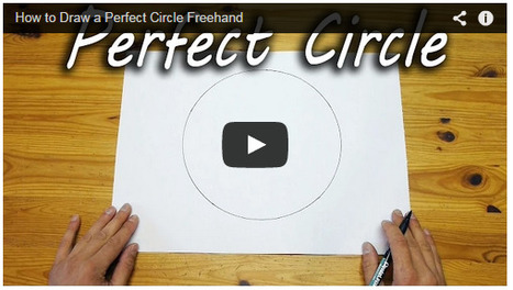 Cómo dibujar un círculo perfecto a mano | tecno4 | Scoop.it