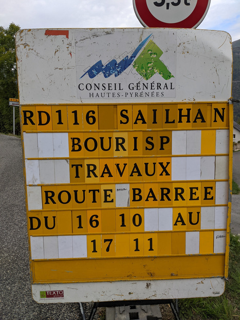 Travaux sur la route de Sailhan à Bourisp  | Vallées d'Aure & Louron - Pyrénées | Scoop.it
