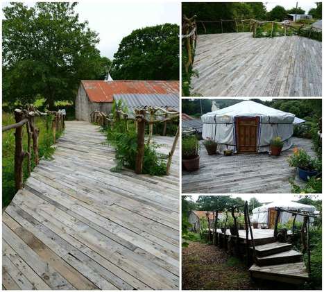 Pallet Deck With Accessible Ramp | 1001 Pallets ideas ! | Scoop.it