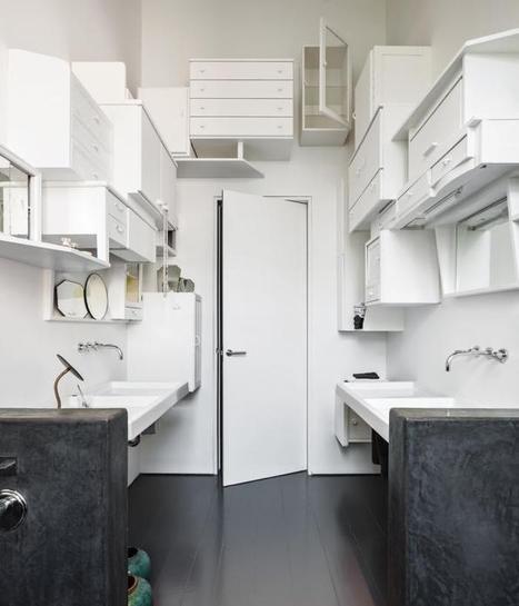 DIY: Bathroom Storage as Art Installation | 1001 Creative ideas ! | Scoop.it