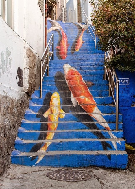 17 Beautifully Painted Stairs From All Over The World | Everything Photographic | Scoop.it