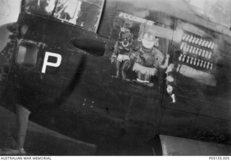Nose art on an Avro Lancaster aircraft code named 'P' Peter (W4881) of 460 Squadron, RAAF.  | 460 Squadron - Bomber Command: 1942-45 | Scoop.it