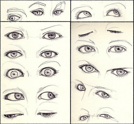 Anime and manga eyes Drawing Reference and Sketches for Artists