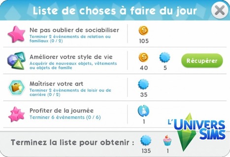 Guide Les Sims Mobile : Quêtes et tâches quotidiennes << L'UniverSims | Les Sims | Scoop.it