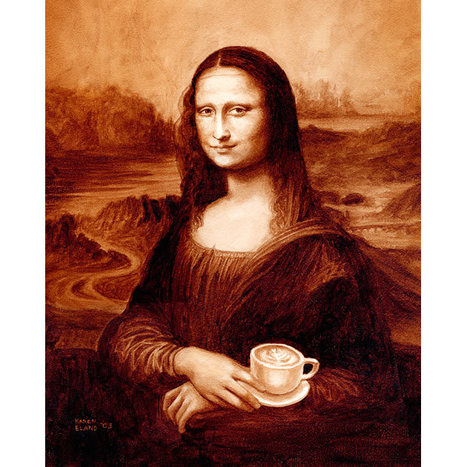 Masterpieces of art recreated using espresso instead of paint | Best Espresso Coffee | Scoop.it