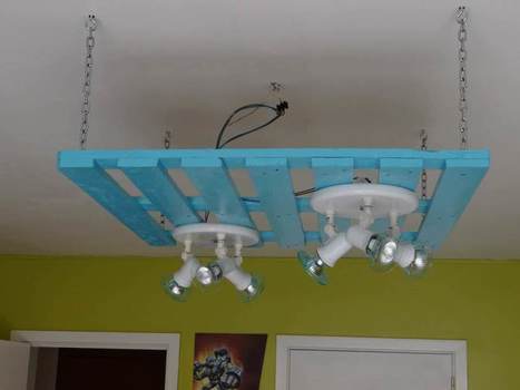 Pallet Suspension / Chandelier | 1001 Pallets ideas ! | Scoop.it