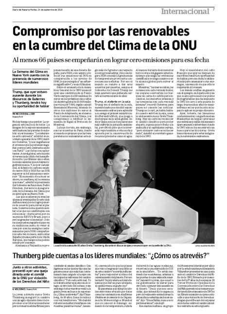 Compromiso por las renovables en la cumbre del Clima de la ONU | Ordenación del Territorio | Scoop.it