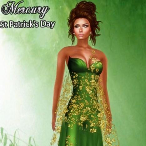Mercury Green Dress St Patrick's Day Gift by Ydea | Teleport Hub | Teleport Hub | Scoop.it