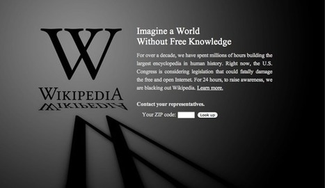 Stop SOPA: What A Blacked Out Internet Looks Like | Eclectic Technology | Scoop.it