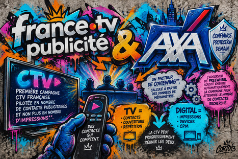 FranceTV Publicit&eacute; innove avec AXA et lance la premi&egrave;re campagne CTV en France pilot&eacute;e en contacts gr&acirc;ce au coviewing | Programmatique | Scoop.it