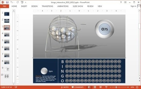 Animated Bingo PowerPoint Template | PowerPoint presentations and PPT templates | Scoop.it