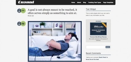 10 thèmes WordPress gratuits style “Tumblr” | Autour du Design | Actualités Top | Scoop.it