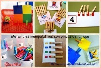 Materiales manipulativos con pinzas de la ropa | rinc&oacute;ndeaula | Scoop.it