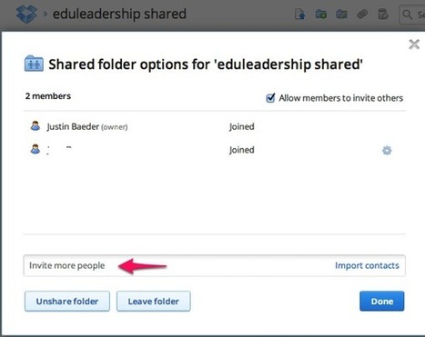 Does Your Team Need a Dropbox Shared Folder? | Strictly pedagogical | Scoop.it