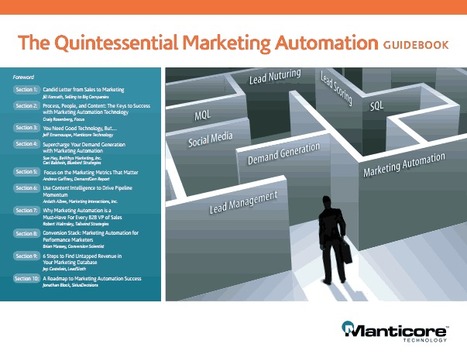 Quintessential Marketing Automation Guidebook White Paper - Manticore  | #TheMarketingAutomationAlert | The MarTech Digest | Scoop.it