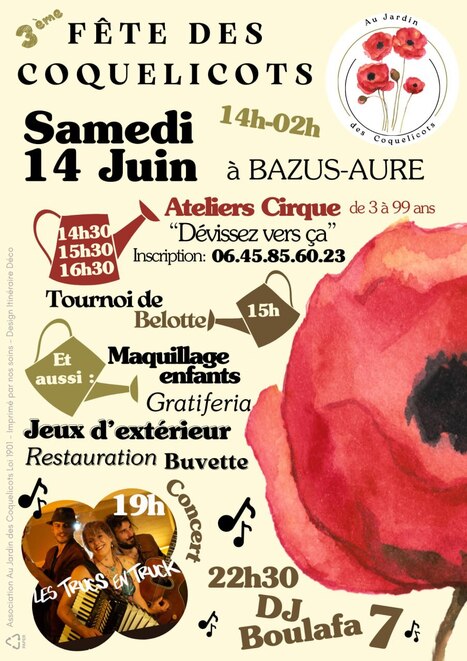Fête des coquelicots à Bazus le 14 juin | Vallées d'Aure & Louron - Pyrénées | Scoop.it