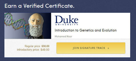 How to gain an official recognition about a genetics course from Coursera | MOOCs? | Scoop.it
